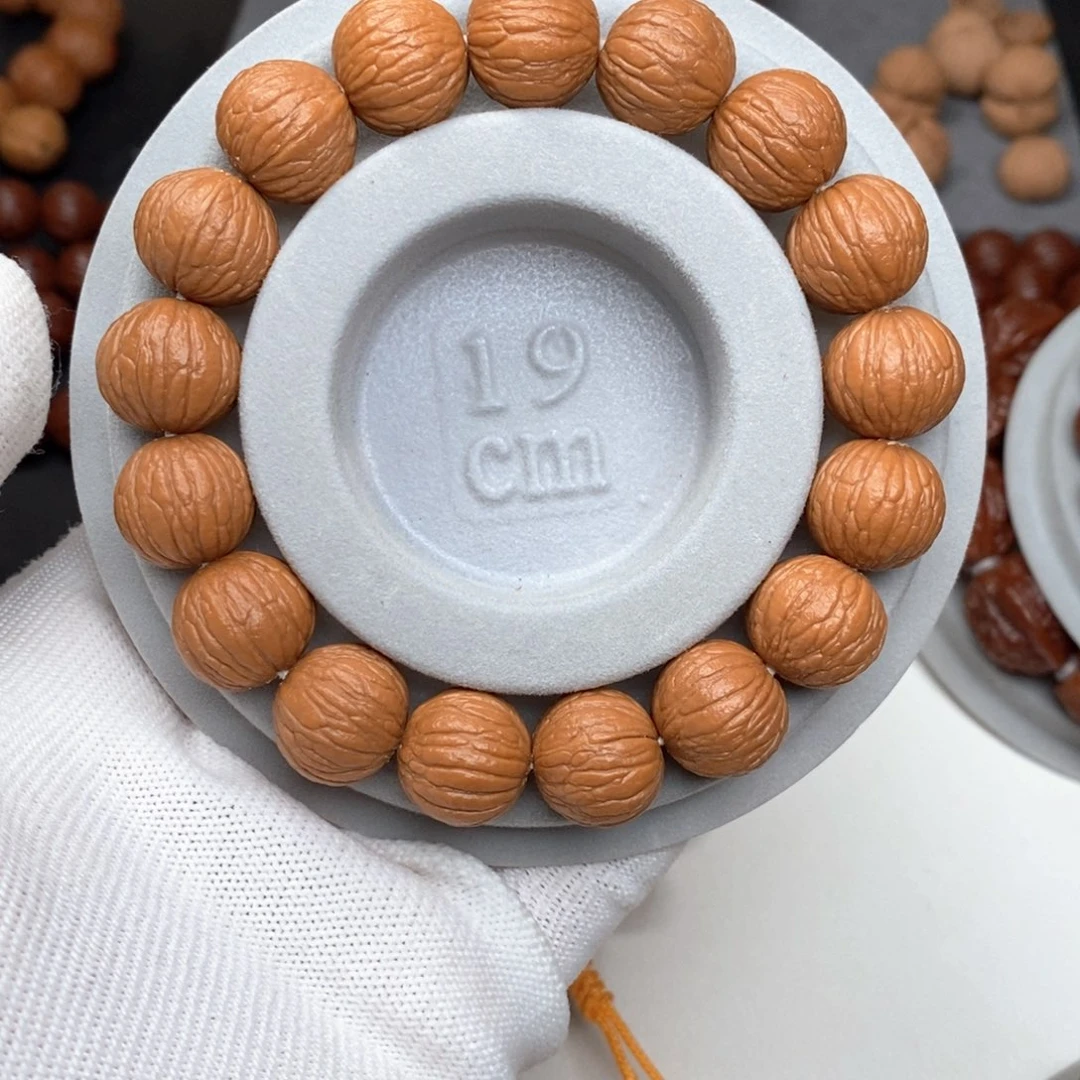 猴头核桃手串边肚高三围同尺凤羽