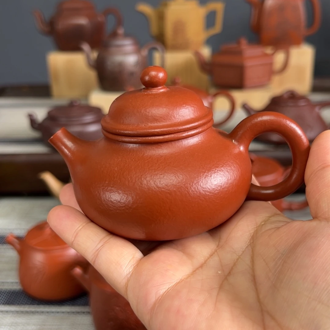 茶壶紫砂正***3容天朱泥