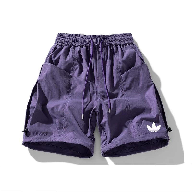 一折专区丨工装短裤男夏季新款宽松休闲港风五分裤男士户外运动裤