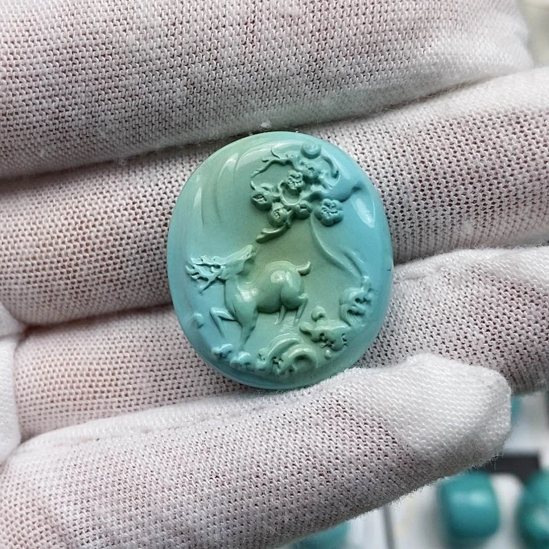 绿松石配饰未镶嵌