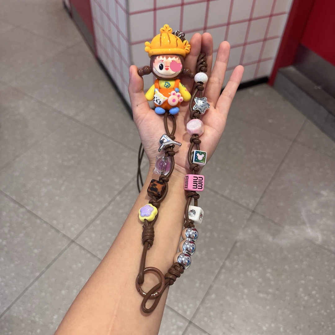 201 小虎猫布布时尚手机斜跨手机挂绳斜挎