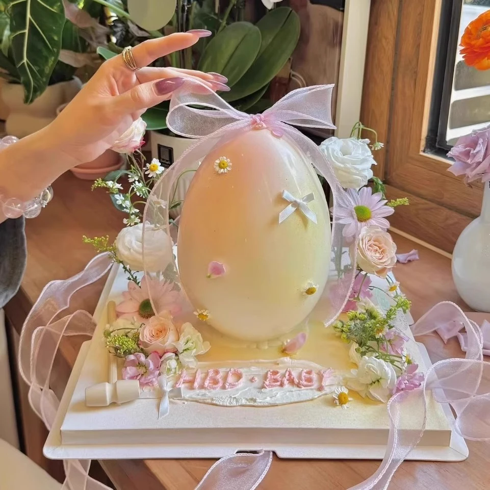 蛋形敲敲乐蛋糕生日蛋糕全国网红创意定制翻糖破壳同城配送上海