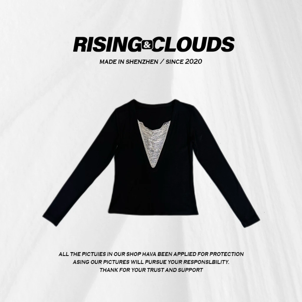 RISING&CLOUDS【小云姐】深圳南油秋季新款珠链上衣090393
