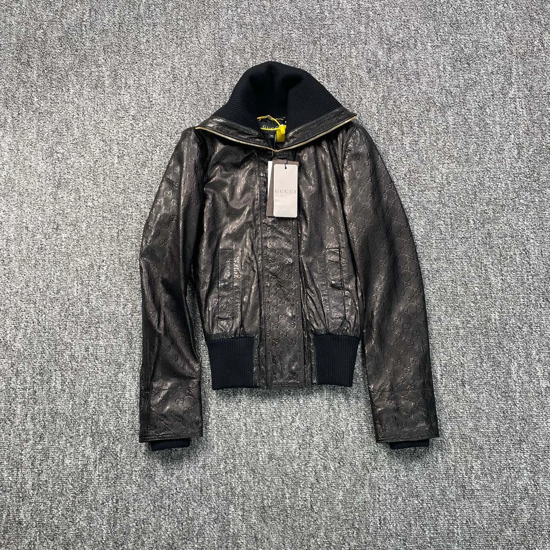 95新 GUCCI/古驰 6058/Gucci logo外套/38码/全新带吊/存放痕迹