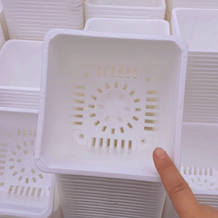 树脂140白方口13高10一组20个