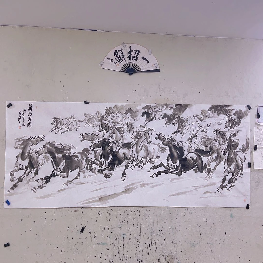 花***汗国画八240x100cmcm