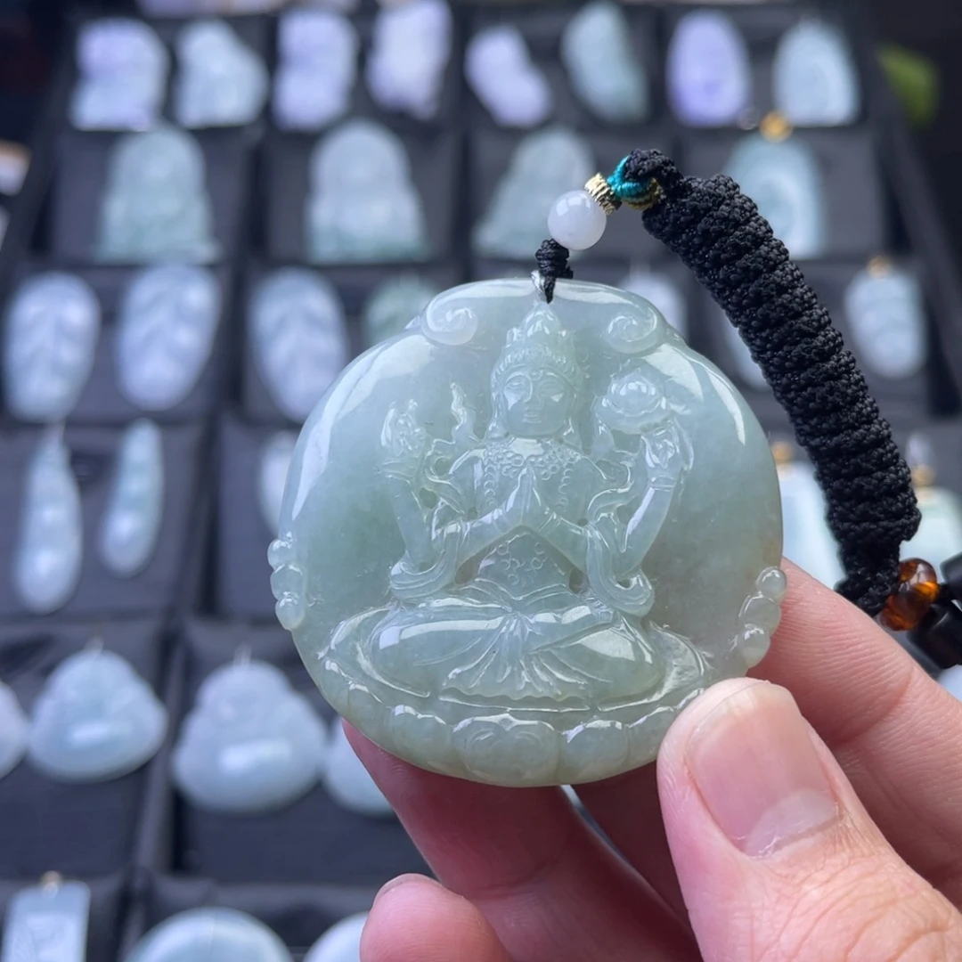 翡翠未镶嵌颈饰306