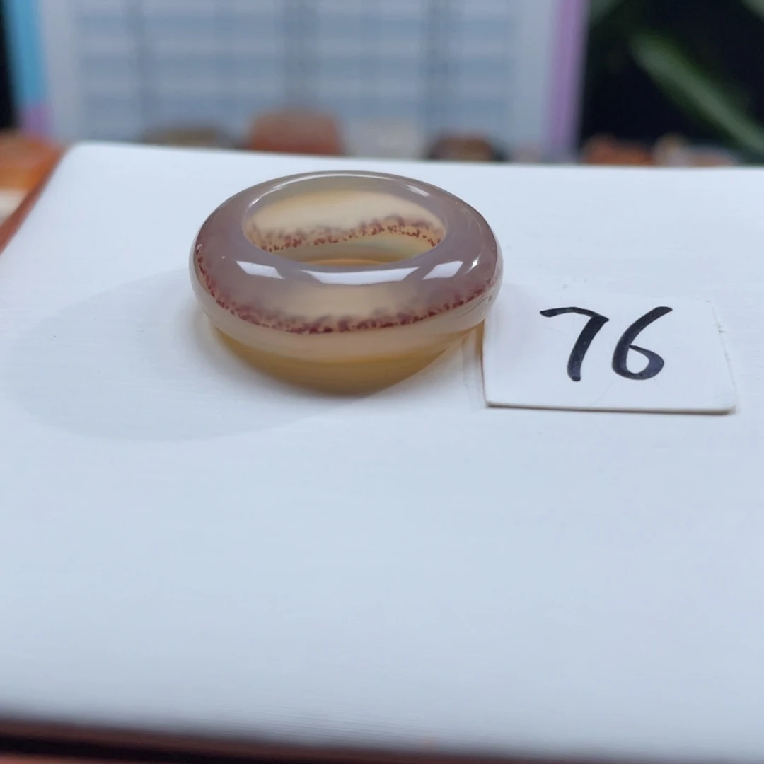 玛瑙/玉髓未镶嵌戒指Z17.5港16