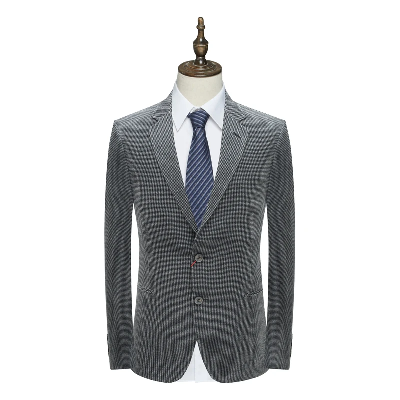 AB964邦纳男式春秋西服 两粒扣后中开衩商务休闲西装 灰色