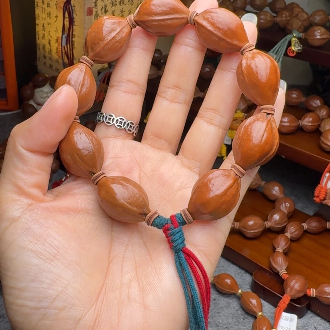 橄榄核手串19/27老核原皮 梅林铁核