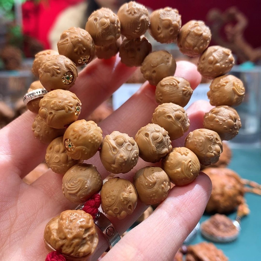 猴头核桃手串———————