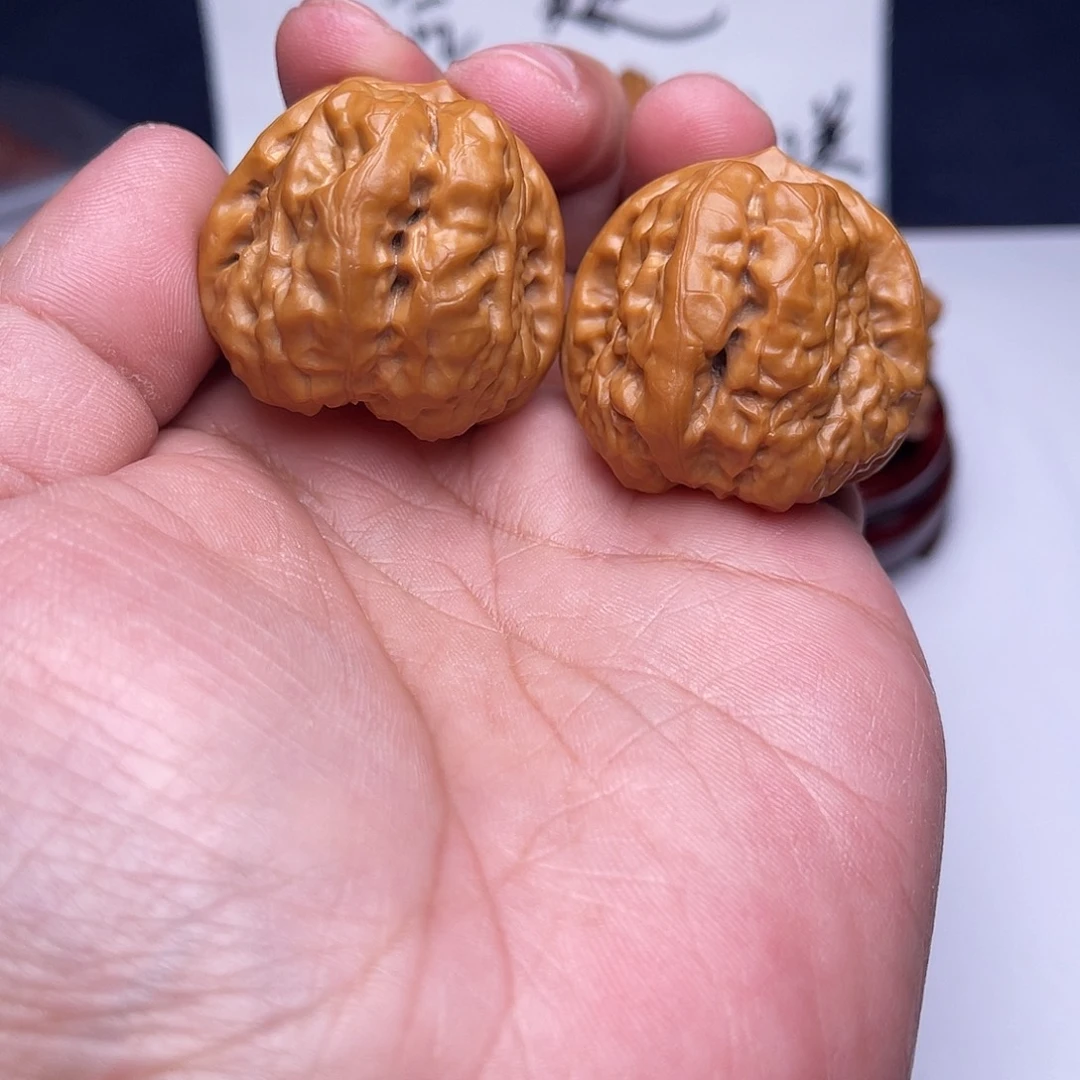 文玩核桃把件35蛤蟆头