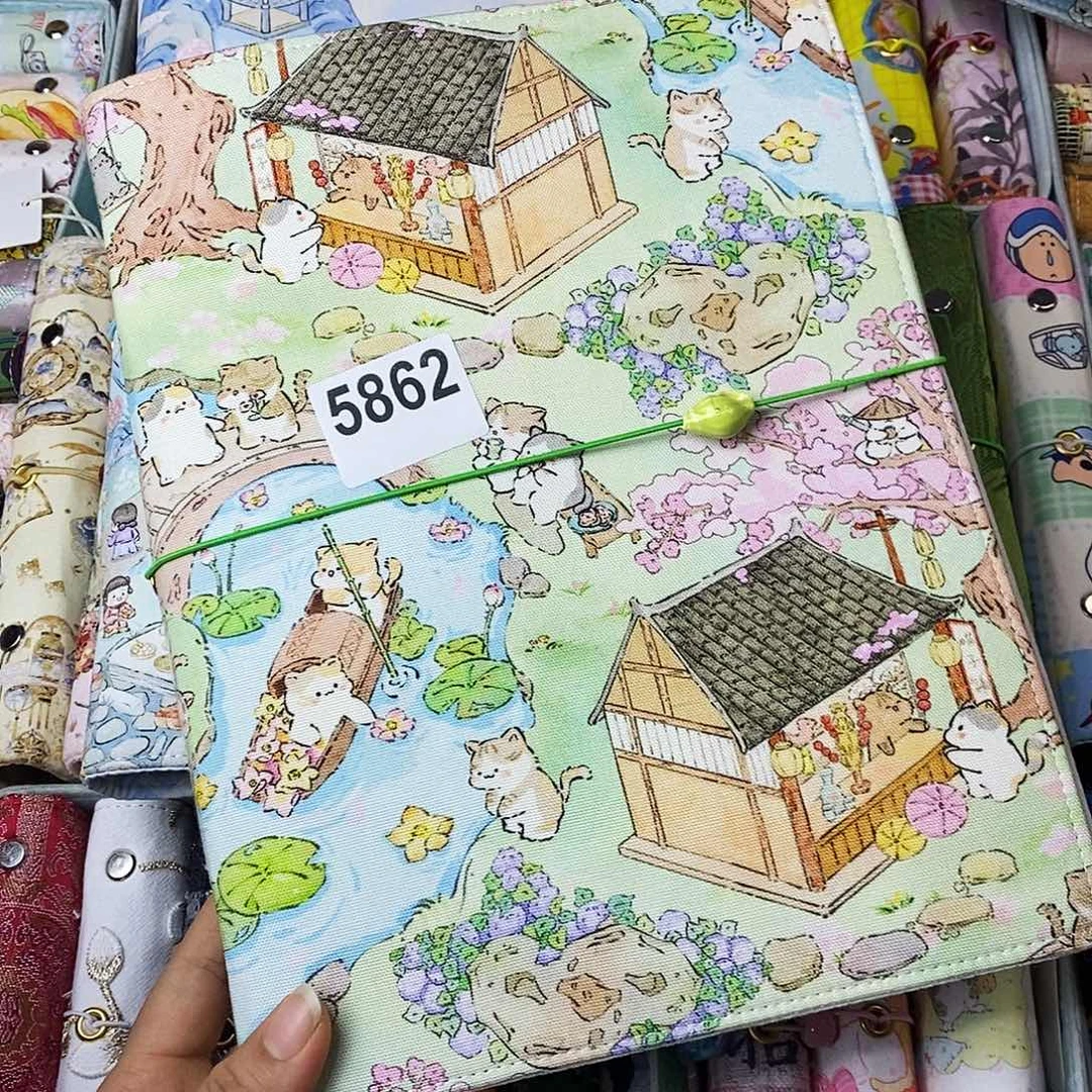 织绣B5 活页送纸5862