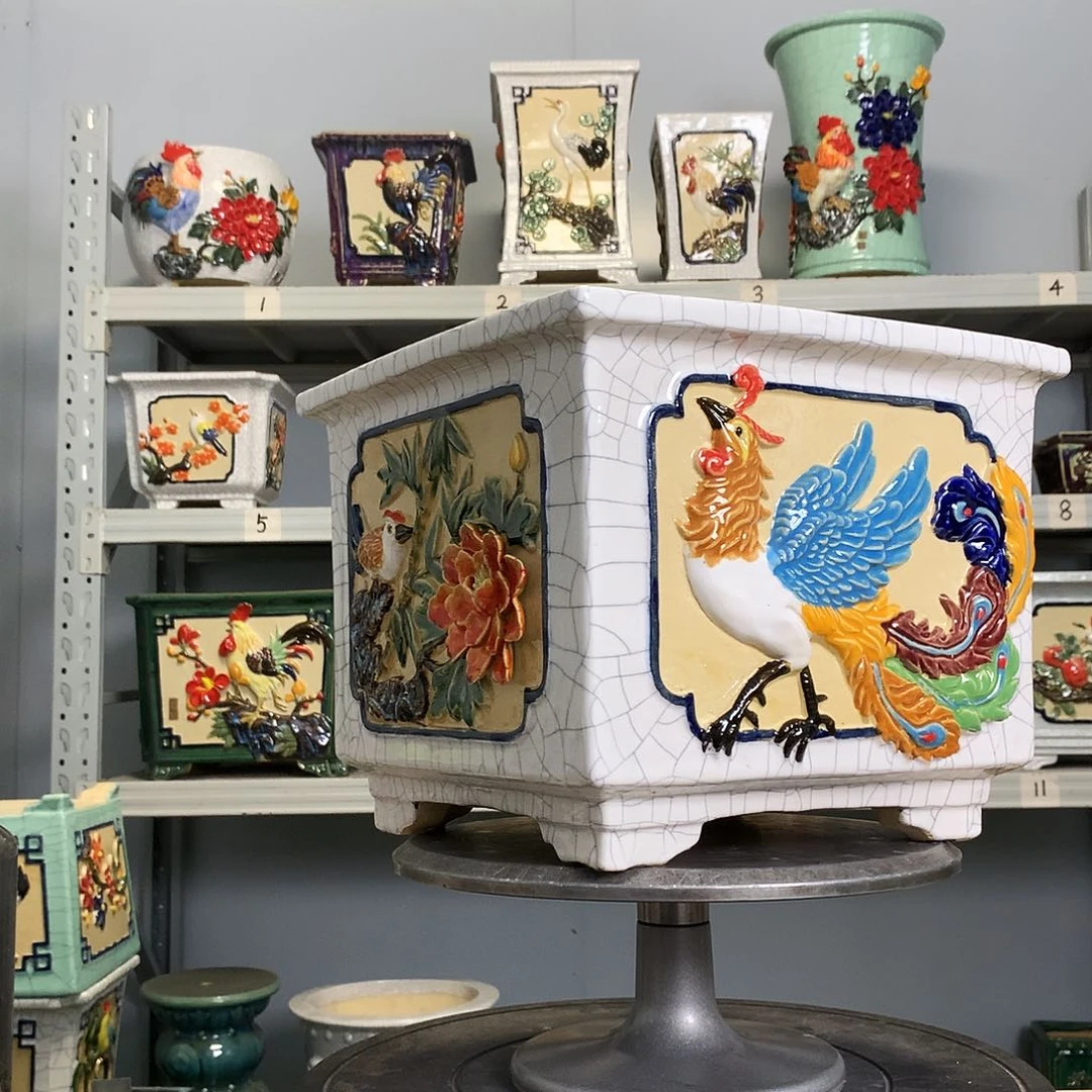 闰*实物拍摄湾盆石湾盆