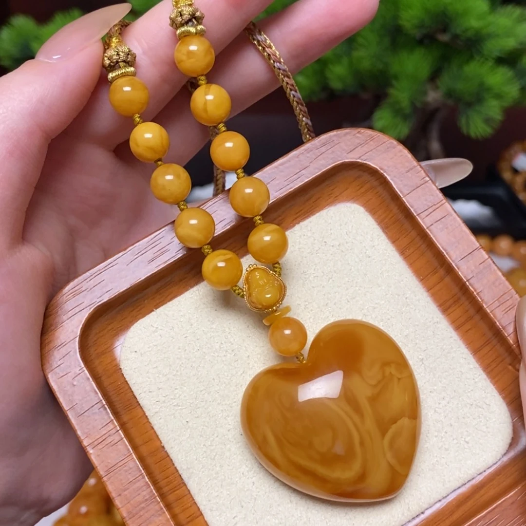 【闪购商品】未镶嵌颈饰蜜蜡项链