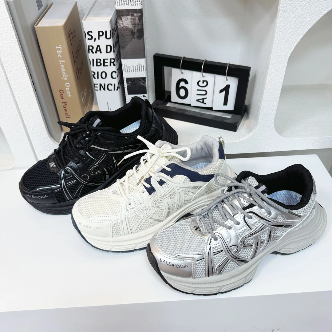 Z021百搭跑鞋男鞋休闲鞋2025夏季新品轻便网面透气百搭时尚运动鞋