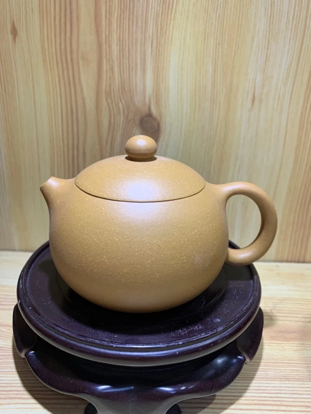 黄金段泥茶壶泥壶茶具紫砂壶西施喀左紫砂原矿半手工