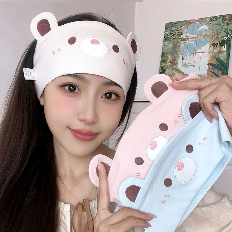 产后月子发带春夏季薄款加宽加大防风专用头巾棉产妇坐月子洋气