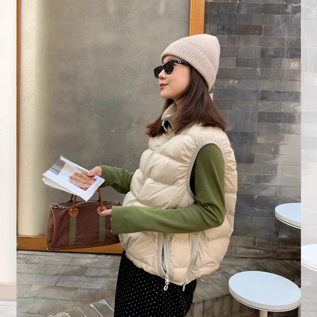 莉贝琳sisy黑标双面穿羽绒女冬季90白鹅绒短款外套S25411WC01