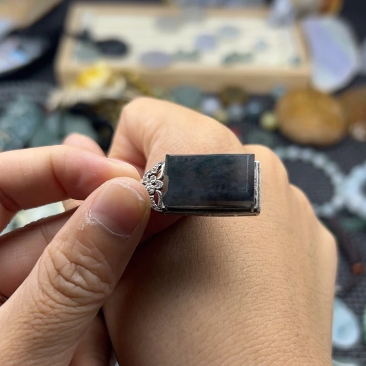 颈饰未镶嵌翡翠乌鸡无事牌