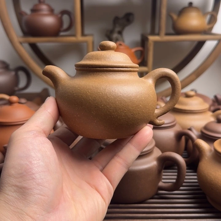 茶壶紫砂莲子240cc台西梨皮老段