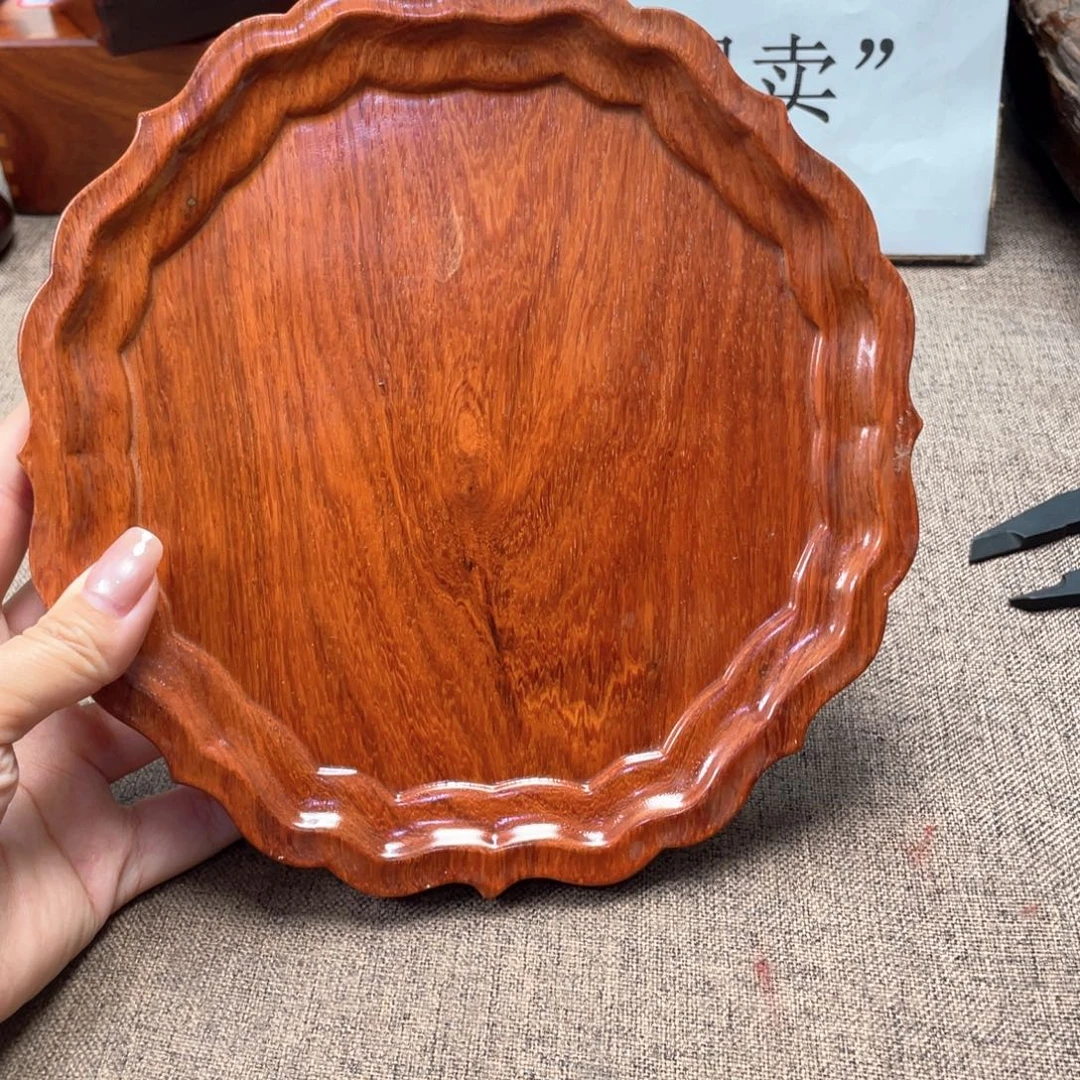 大果紫檀（缅甸花梨）木碟