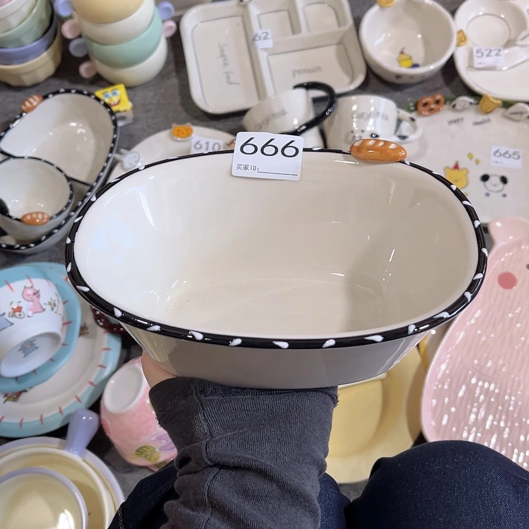 陶瓷8寸浴缸碗陶瓷餐具系列