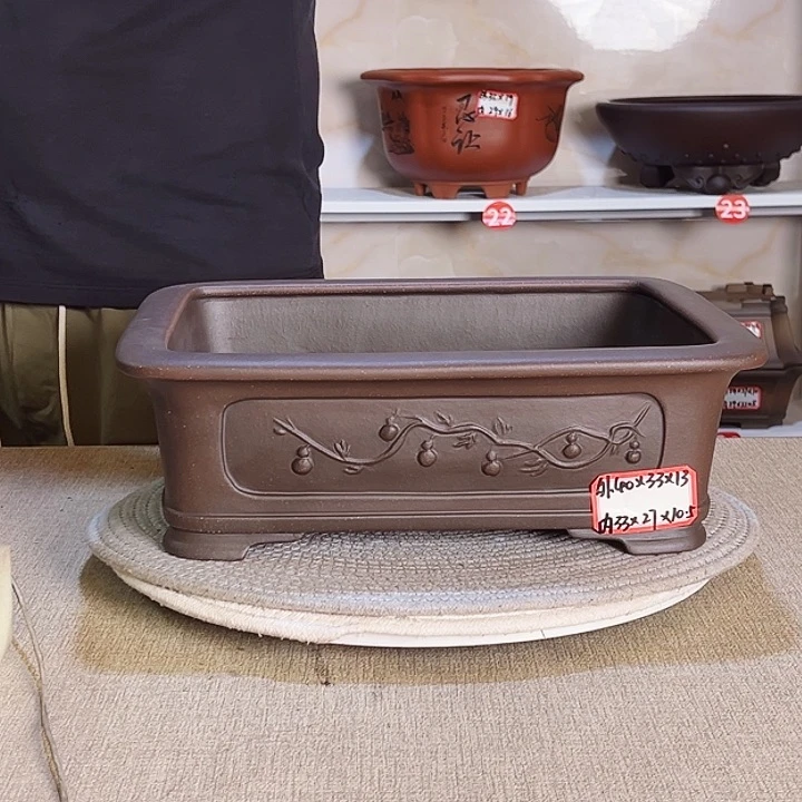 紫砂花盆紫砂花盆