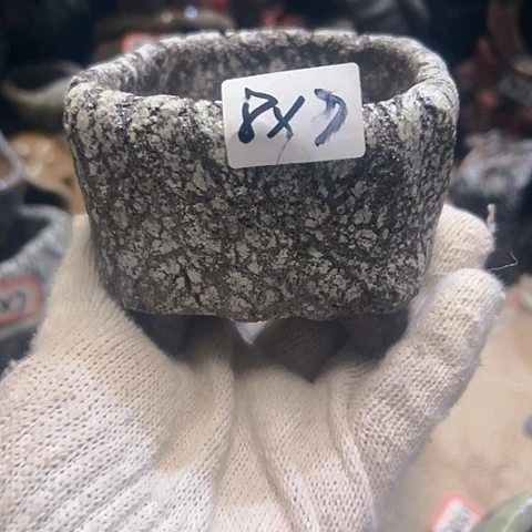 红陶粗陶花盆手工