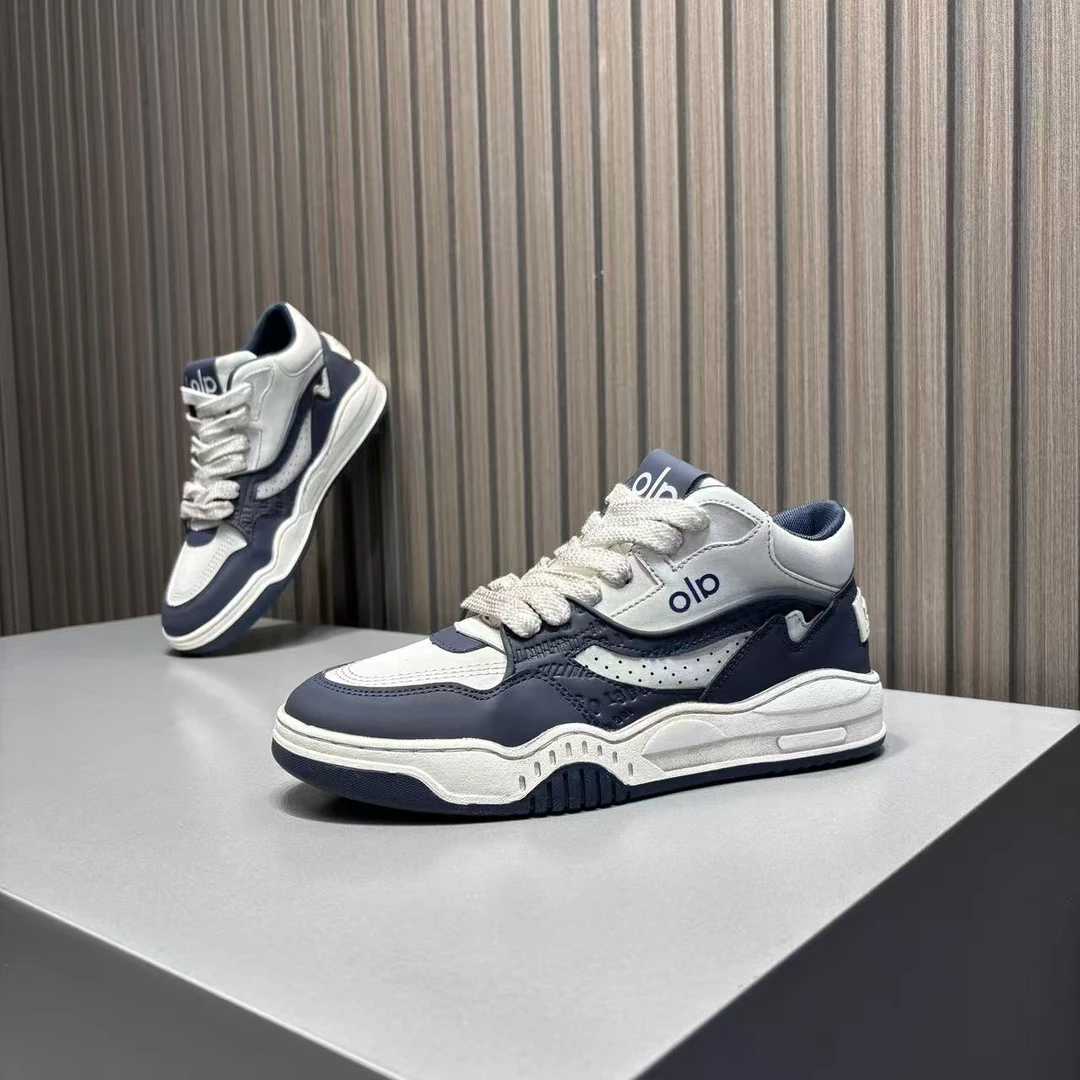 潮牌板鞋男款2025新款爆款复古做旧擦色街头欧美风轻便运动休闲鞋