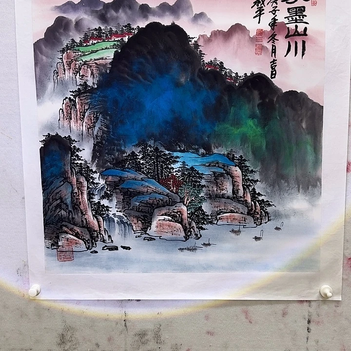 国画李叔平老师书画作品