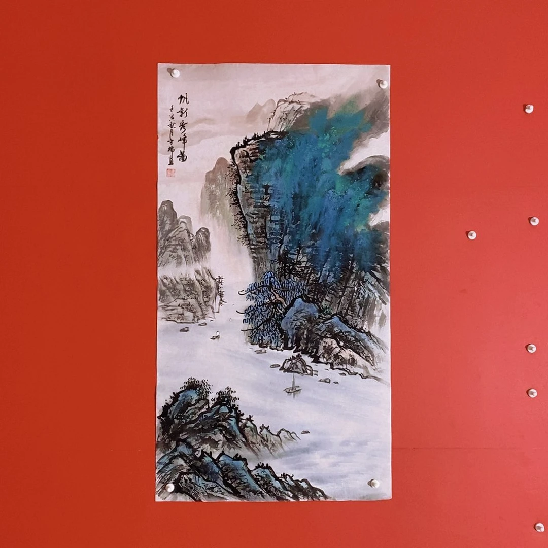 国画山水花鸟国画作品