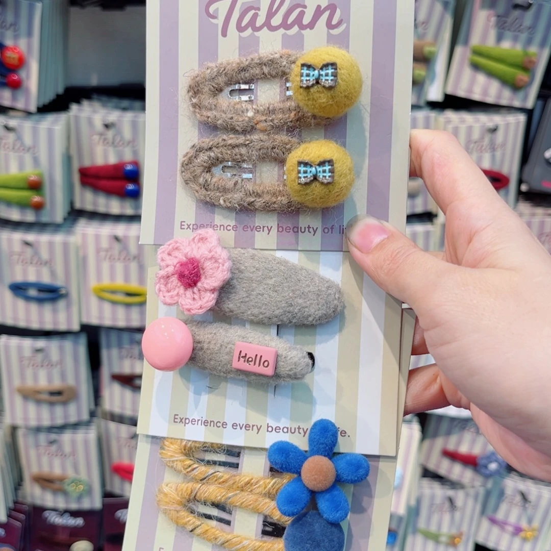 成人发夹可爱边夹