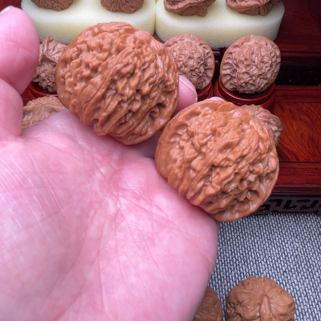 文玩核桃吊坠四座楼46尺全品