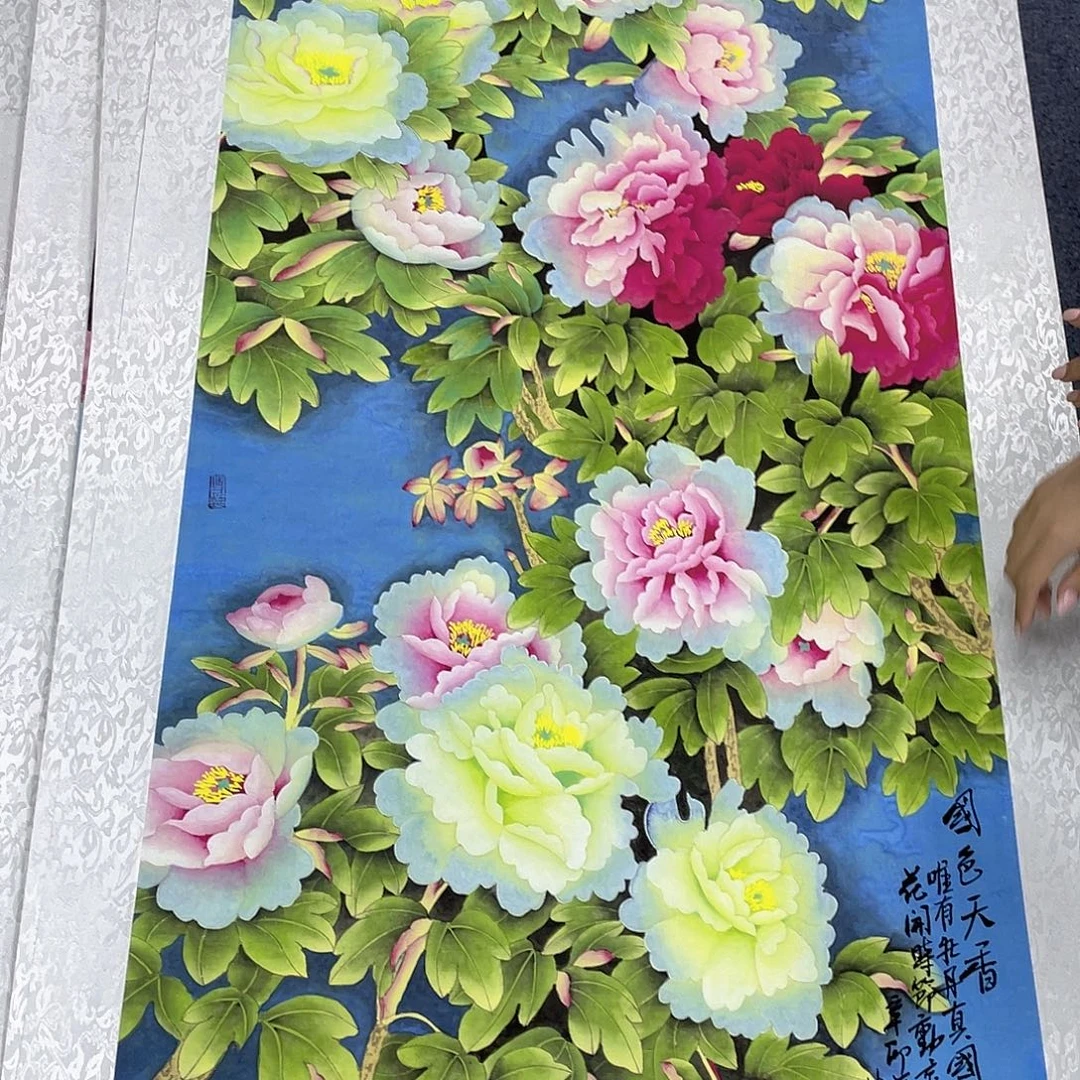 国画作品小姐姐放漏…
