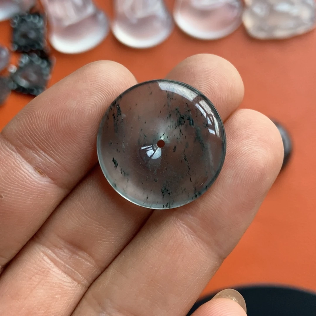 石英质玉未镶嵌吊坠(不含链)