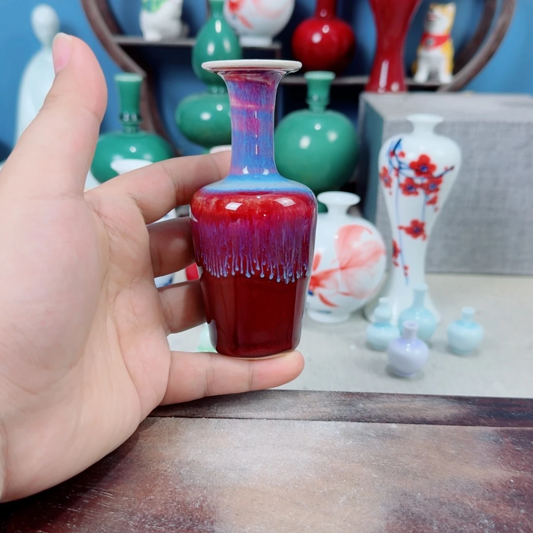 陶瓷手工小花器摆件