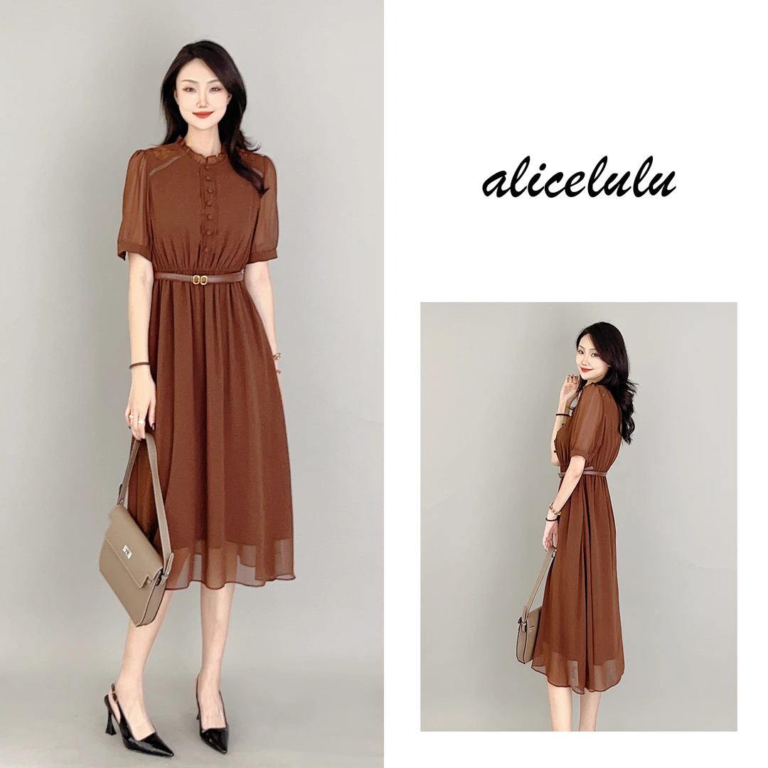 1ALICE“古韵悠扬”连衣裙华美刺绣轻盈飘逸S1033711J