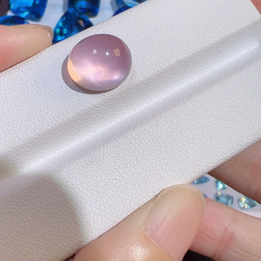 芙蓉石珠宝半成品未镶嵌星光7.54ct