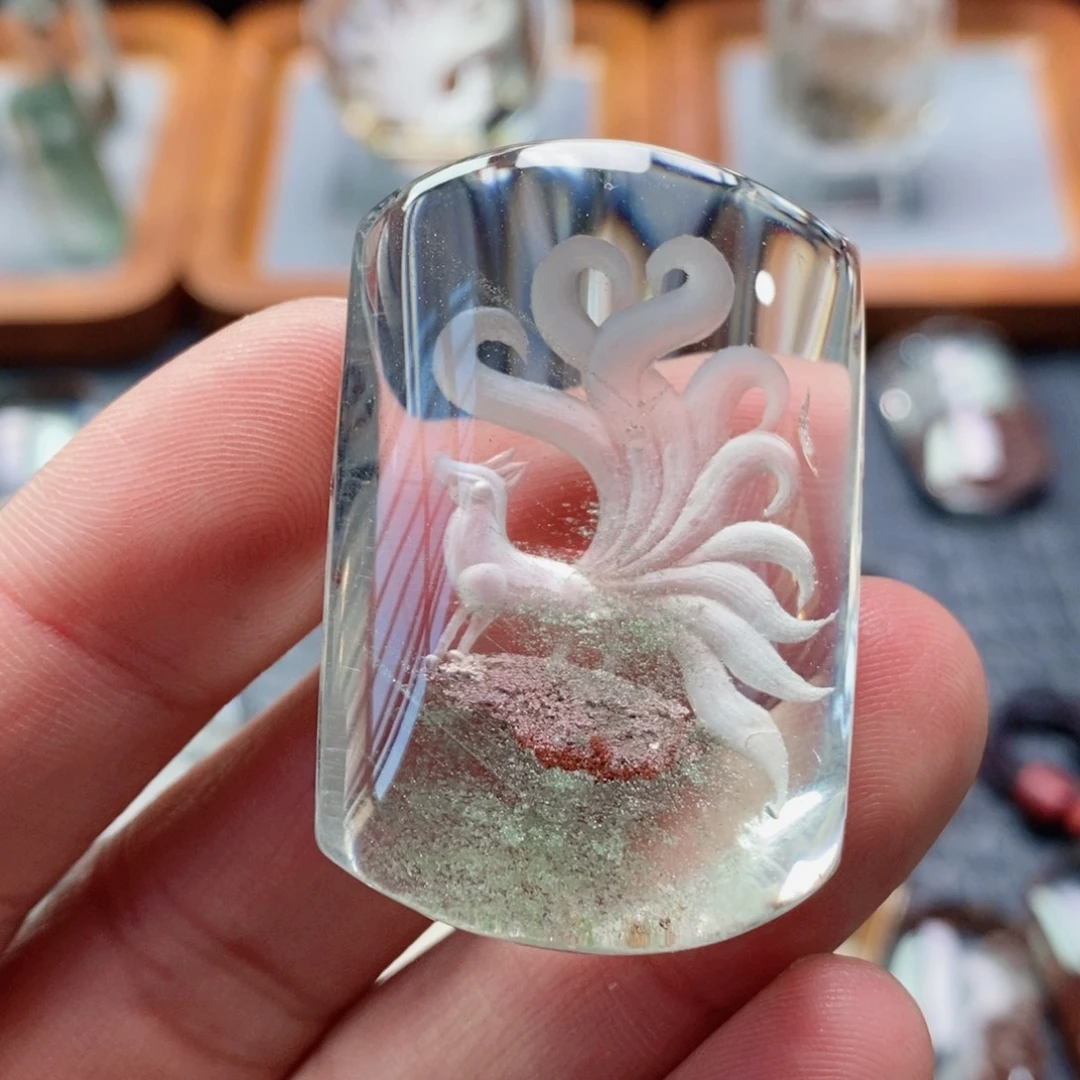 水晶未镶嵌吊坠(不含链)