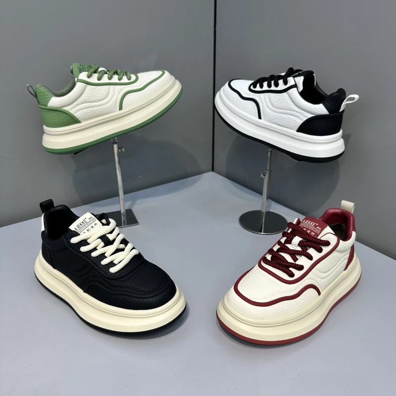 KRY潮牌男士新款运动时尚青春小众高端日常舒适厚底个性潮流潮鞋