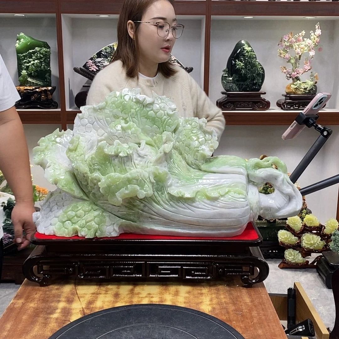飞***）玉山水摆件 玄关摆件