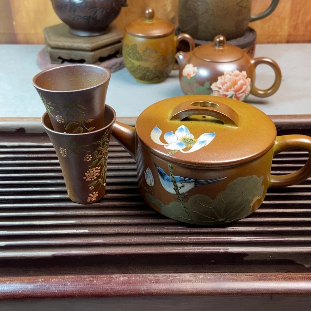 紫砂茶壶紫砂全手工定制