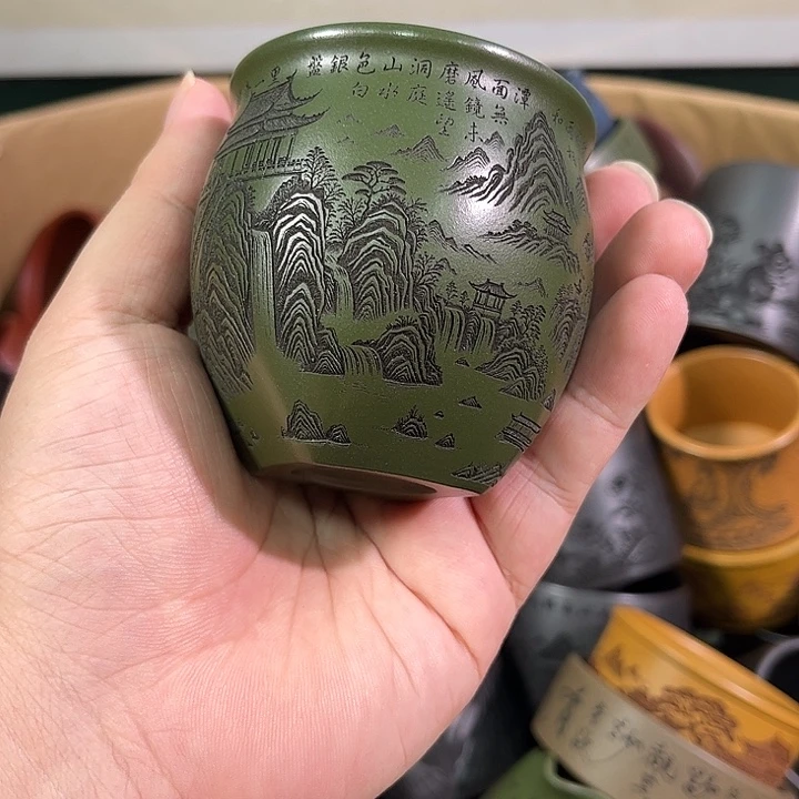 茶杯紫砂全手工紫砂主人杯