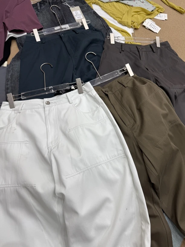 7➕四色休闲弯刀裤偏大1码