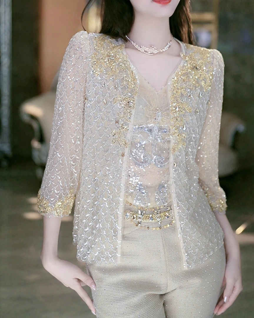 SEJI/瑟纪【宫廷巴洛克】法式重工气质轻奢外套