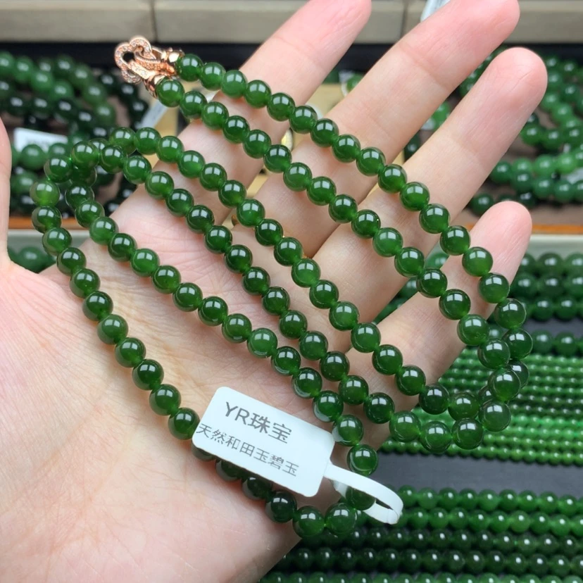 【闪购商品】颈饰未镶嵌和田玉（碧玉）6