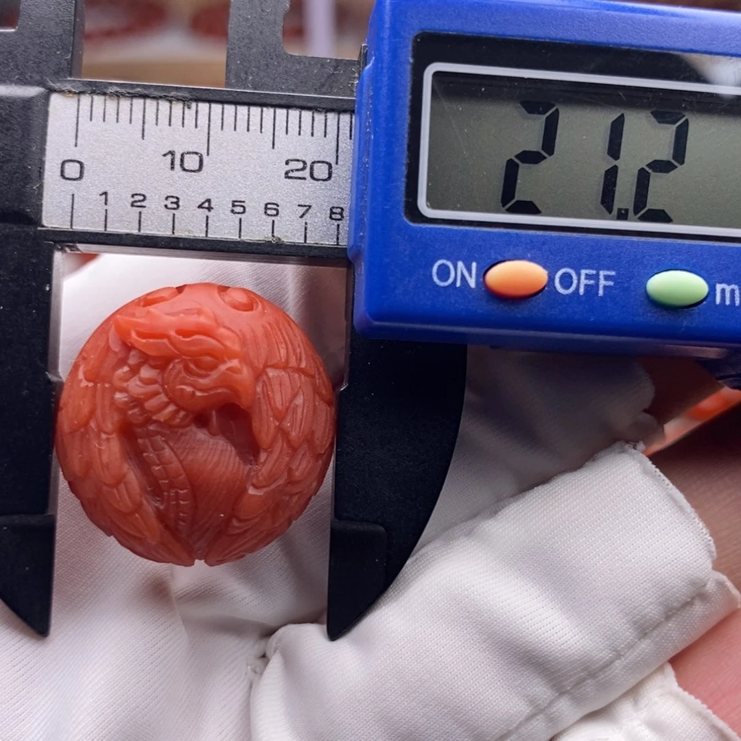 南红玛瑙配饰未镶嵌凤凰扣