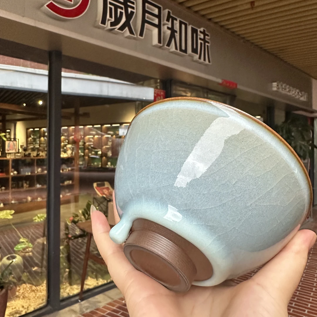 【器度甄选】景德镇名窑天予窑 石桥碗主人杯