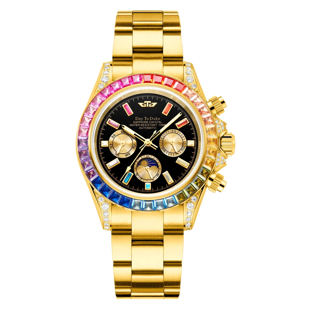 【万象府邸】TD1102彩虹迪潮流男士防水全自动机械腕表